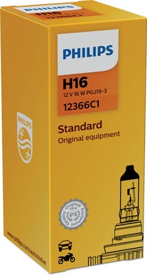 Halogenlampa PHILIPS H16 PGJ19-3 12V Philips 12366C1
