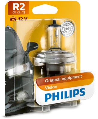 Halogenlampa PHILIPS Visio R2 P45t-41 12V Philips Visio 12475B1