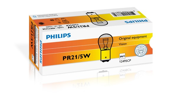 Glödlampa PHILIPS  PR21/5W BAW15d 12V Philips 12495CP