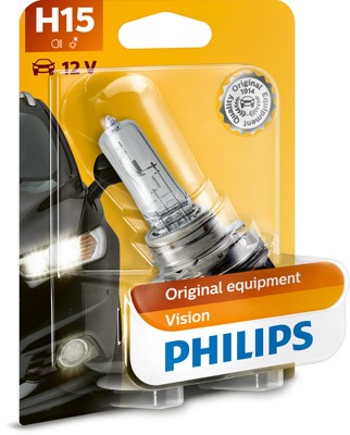 Halogenlampa PHILIPS  H15 PGJ23t-1 12V Philips 12580B1