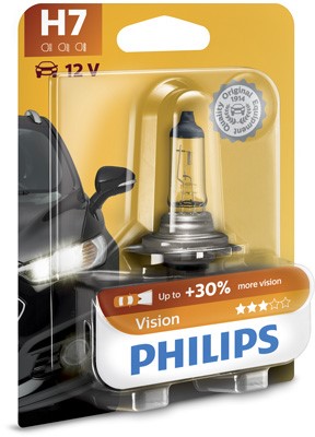 Halogenlampa PHILIPS Vision H7 PX26d