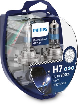 Halogenlampa PHILIPS RacingVision GT200 H7 PX26d Philips 12972RGT