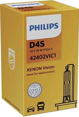 Xenonlampa PHILIPS Xenon Vision D4s P32d-5 42V Philips 42402VIC1