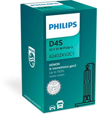 Xenonlampa PHILIPS Xenon X-tremeVision gen2 D4s P32d-5 Philips 42