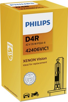 Xenonlampa PHILIPS Xenon Vision D4r P32d-6 42V Philips 42406VIC1