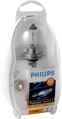 Sortiment, glödlampor 12V, Tvåsidig Philips 55474EKKM
