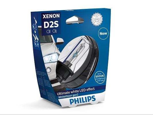 Xenonlampa PHILIPS Xenon WhiteVision gen2 D2S P32d-2 Philips 8512