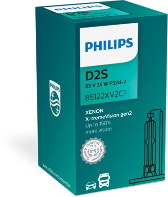 Xenonlampa PHILIPS Xenon X-tremeVision gen2 D2S P32d-2 Philips 85
