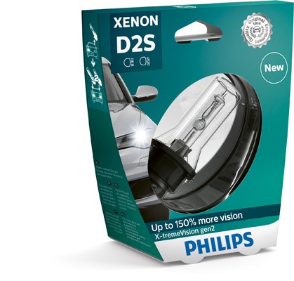 Xenonlampa PHILIPS Xenon X-tremeVision gen2 D2S P32d-2 Philips 85