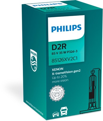 Xenonlampa PHILIPS Xenon X-tremeVision gen2 D2r P32d-3 Philips 85