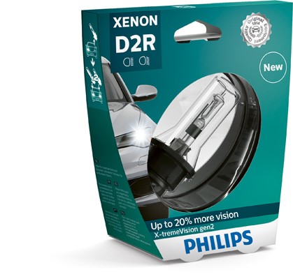 Xenonlampa PHILIPS Xenon X-tremeVision gen2 D2R P32d-3 Philips 85
