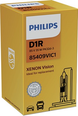 Xenonlampa PHILIPS Xenon Vision D1r Pk32d-3 85V Philips 85409VIC1