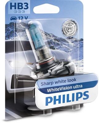 Halogenlampa  PHILIPS WhiteVision ultra HB3 P20d