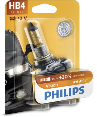 Halogenlampa PHILIPS Vision Hb4 P22d 12V Philips 9006PRB1