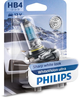 Halogenlampa PHILIPS WhiteVision ultra Hb4 P22d Philips 9006WVUB1