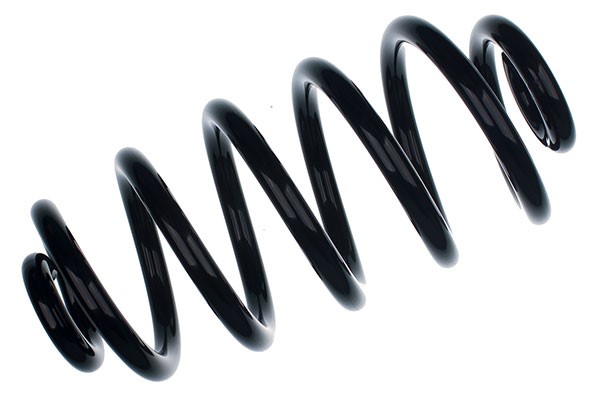 Spiralfjäder, Bakaxel