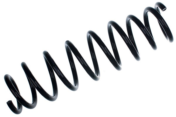 Spiralfjäder, Bakaxel