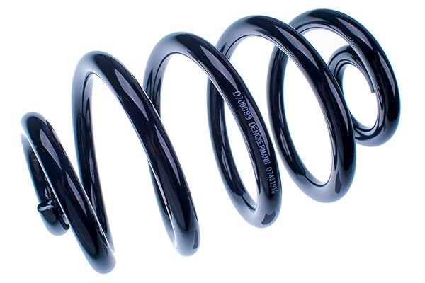 Spiralfjäder, Bakaxel