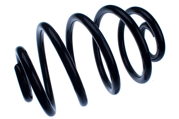 Spiralfjäder, Bakaxel