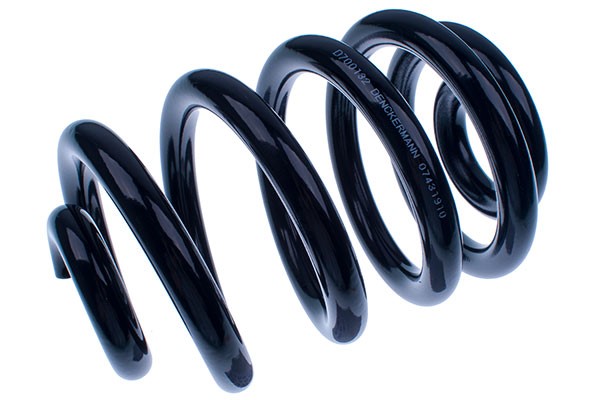 Spiralfjäder, Bakaxel