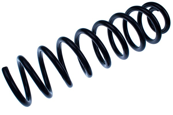 Spiralfjäder, Bakaxel