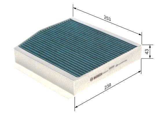 Kupefilter Bosch FILTER+ 0 986 628 545 BOSCH