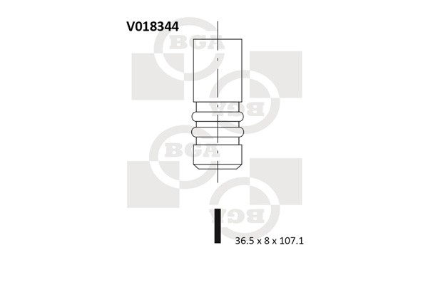 Insugsventil Bga V018344 BGA