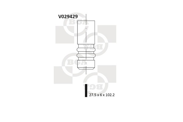 Avgasventil Bga V029429 BGA