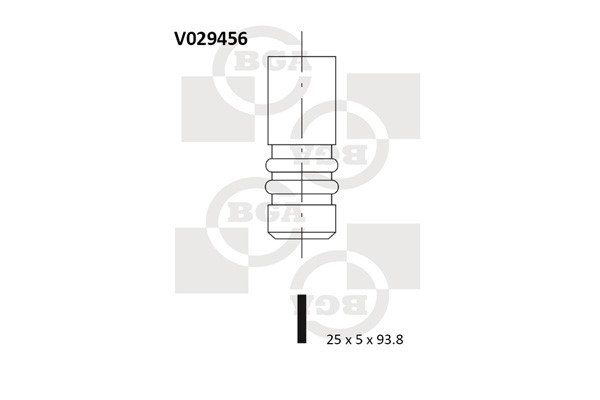Avgasventil Bga V029456 BGA