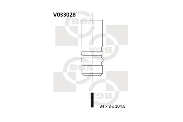 Insugsventil Bga V033028 BGA