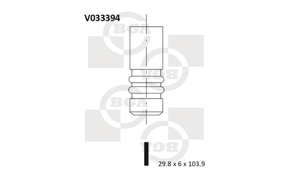 Avgasventil Bga V033394 BGA