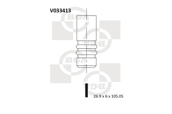 Insugsventil Bga V033413 BGA