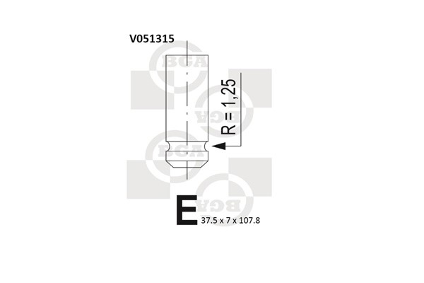 Insugsventil Bga V051315 BGA