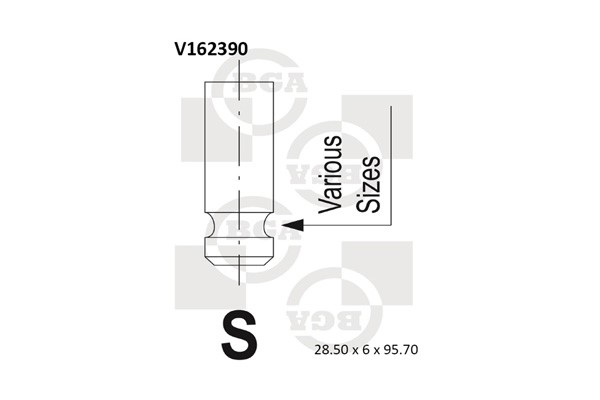 Insugsventil Bga V162390 BGA