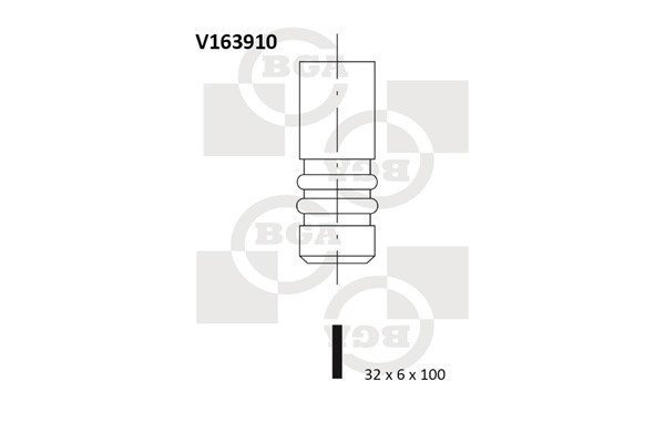 Insugsventil Bga V163910 BGA
