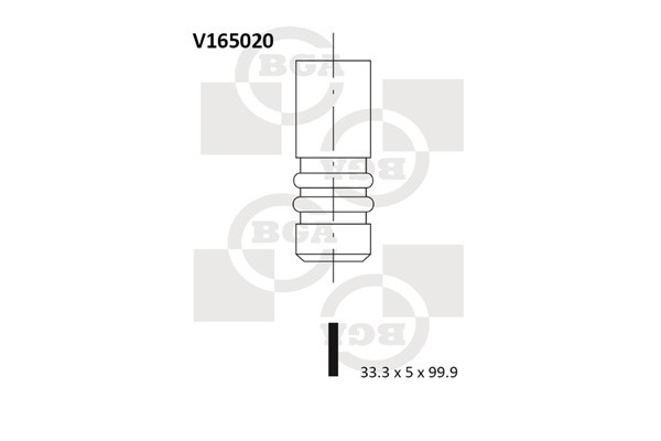 Insugsventil Bga V165020 BGA