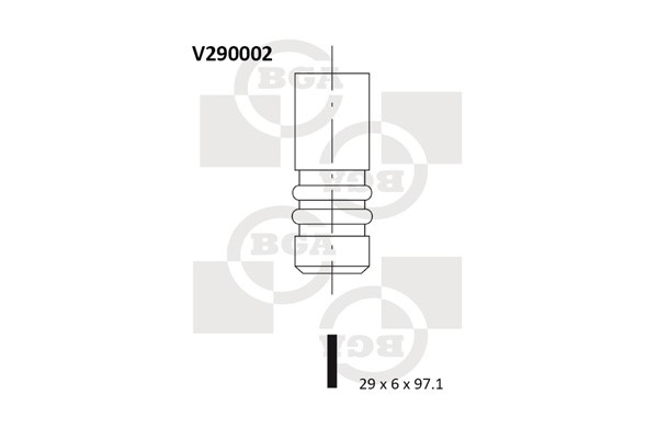 Insugsventil Bga V290002 BGA