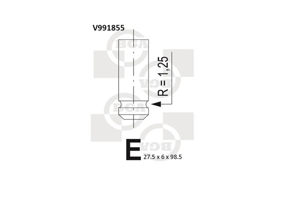 Insugsventil Bga V991855 BGA