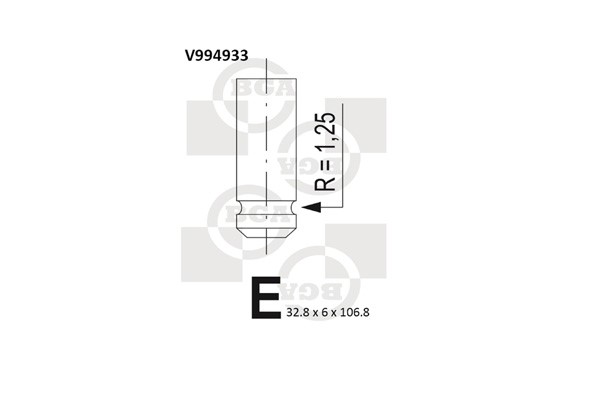 Insugsventil Bga V994933 BGA