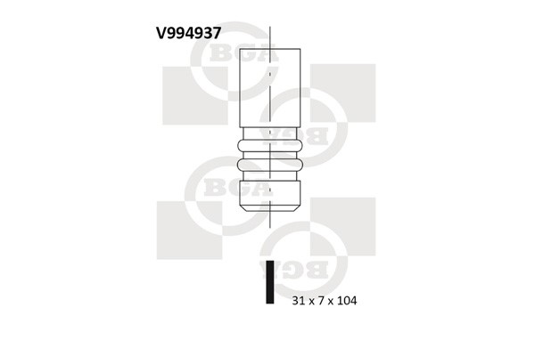 Insugsventil Bga V994937 BGA