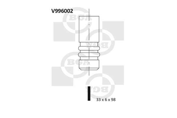 Insugsventil Bga V996002 BGA