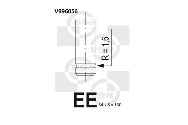 Avgasventil Bga V996056 BGA