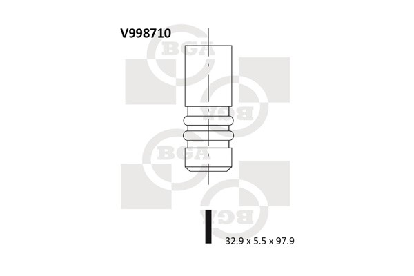 Insugsventil Bga V998710 BGA