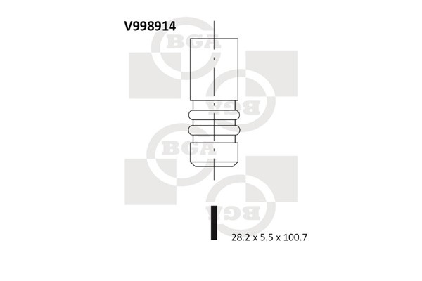 Insugsventil Bga V998914 BGA