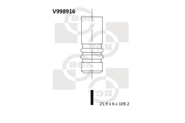 Insugsventil Bga V998916 BGA