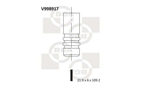 Avgasventil Bga V998917 BGA Avgasventil Bga V998917 BGA