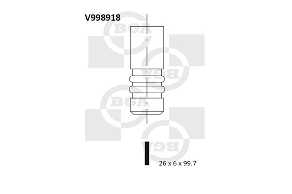 Insugsventil Bga V998918 BGA