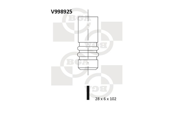 Avgasventil BGA