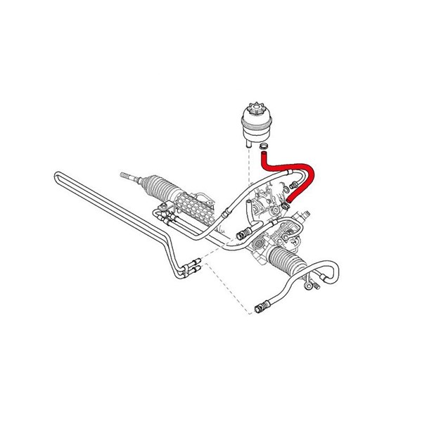 Hydraulikslang, styrsystem Esen skv 24SKV449 ESEN SKV