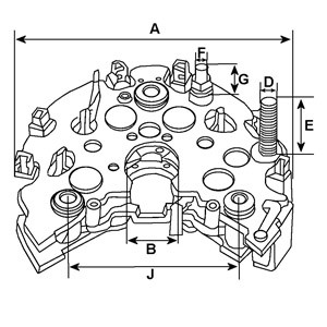 Likriktare, generator Hc-cargo 131304 HC-Cargo
